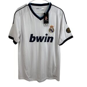 Real Madrid Ronaldo #7 Jersey 110th Anniversary 2011/12 Bwin Play Dry NWT‎ L